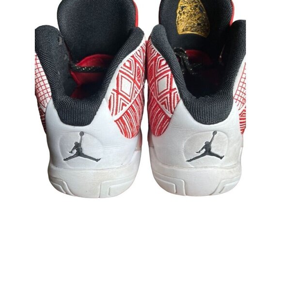 Nike Sneakers 5Y Red Air Jordan Lace Up Hi Top Athletic Basketball Sporty Active - Picture 9 of 16